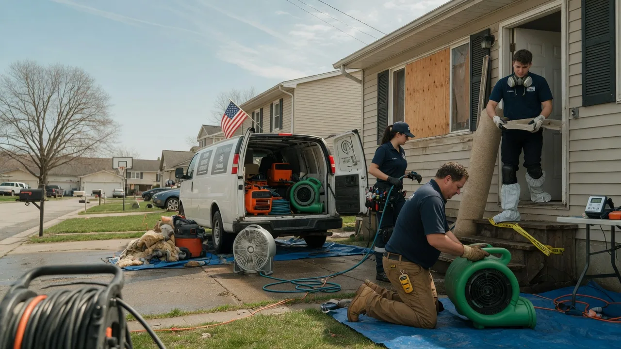 Water Damage Restoration in Harleigh, PA near me